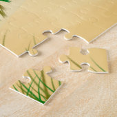 Puzzle Chien maltais sur la plage (Côté)