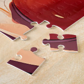 Puzzle Chien mangeant spaghetti (Côté)