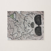 Puzzle Chien martini de Havanese (Horizontal)