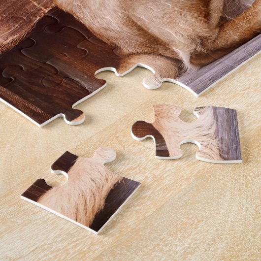 Puzzle chien mignon (Côté)