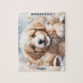 Puzzle Chien mignon Chien Chien Chien Chaussette hiver Ne (Vertical)