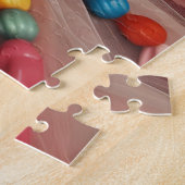 Puzzle Chien mignon en robe perlée (Côté)