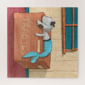 Puzzle Chien mignon sirène (Horizontal)