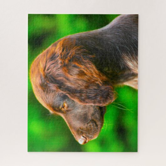 Puzzle Chien Munsterlander. (Vertical)