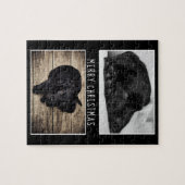 Puzzle Chien noir blanc Chien Chien Chien Chien Chien 2 P (Horizontal)