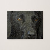 Puzzle Chien noir de Labrador (Horizontal)