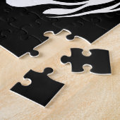 Puzzle Chien noir et blanc (Côté)