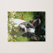 Puzzle Chien noir et blanc (Horizontal)