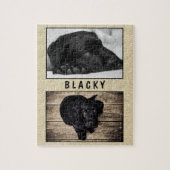 Puzzle Chien noir rustique Chien Chien Chien Chien Chien  (Vertical)
