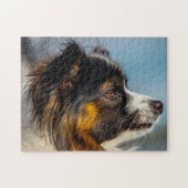 Puzzle Chien papillon (Horizontal)