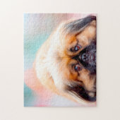 Puzzle Chien Pékinois. (Vertical)