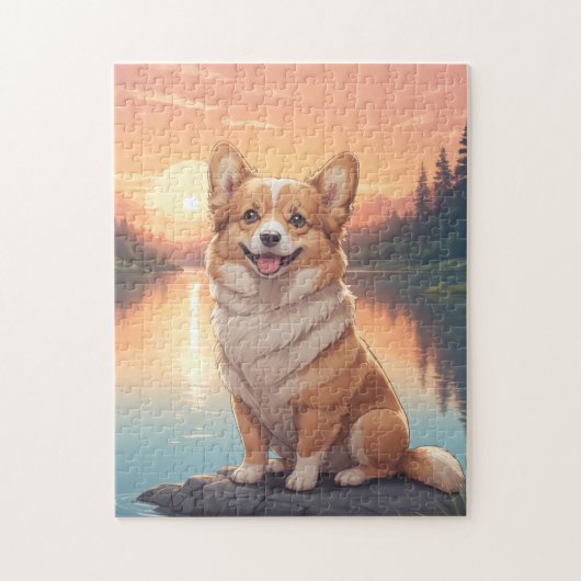 Puzzle chien Pembroke Welsh Corgi (Vertical)