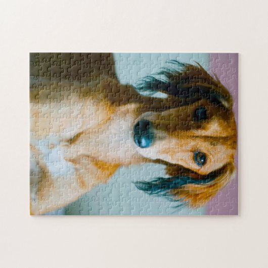 Puzzle Chien persan. (Horizontal)