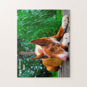 Puzzle Chien Pharaon. (Vertical)