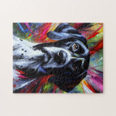 Puzzle Chien Pointer Anglais Impression Acrylique | Color (Horizontal)