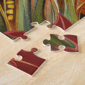 Puzzle Chien Poméranie récolte d'automne Thanksgiving (Côté)