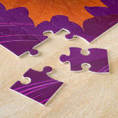 Puzzle Chien Poméranien éffrayant Halloween sorcière et C (Côté)