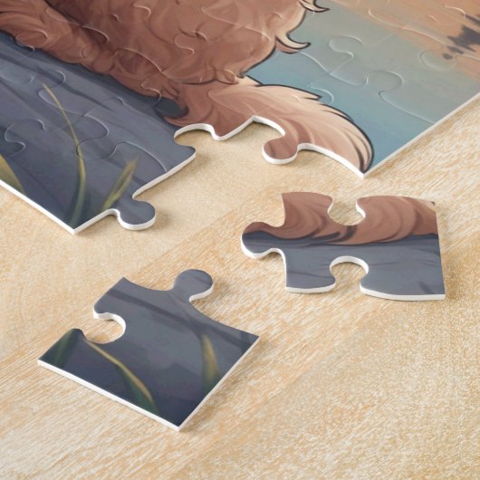 Puzzle Chien Poodle Cockapoo (Côté)