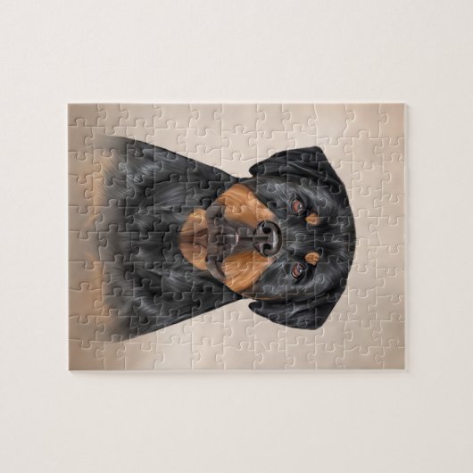 Puzzle Chien Rottweiler (Horizontal)