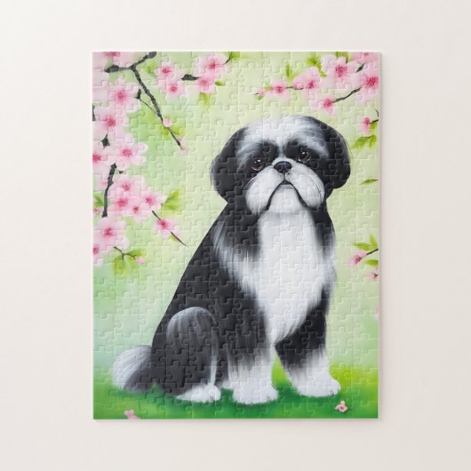 Puzzle Chien Shih Tzu Tranquil (Vertical)