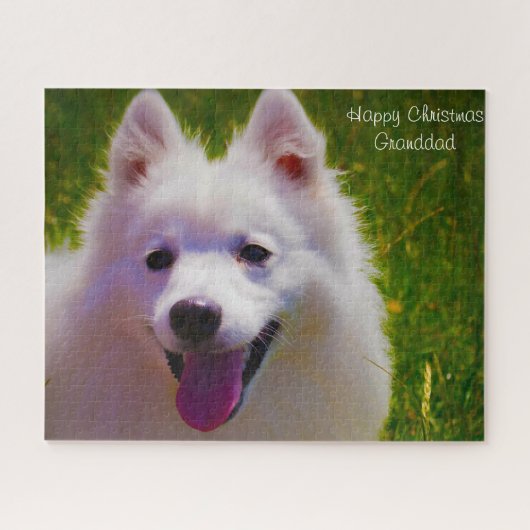 Puzzle Chien Spitz Japonais. (Horizontal)