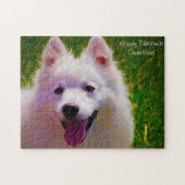 Puzzle Chien Spitz Japonais. (Horizontal)