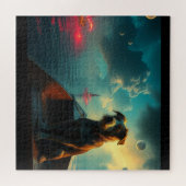 Puzzle Chien sur bateau (Horizontal)