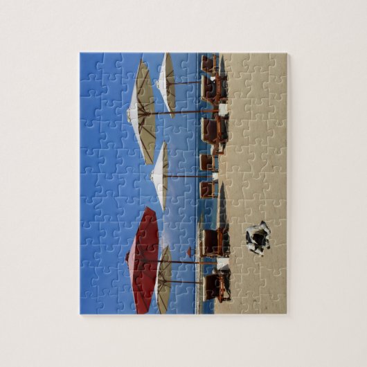 Puzzle Chien sur la plage (Vertical)