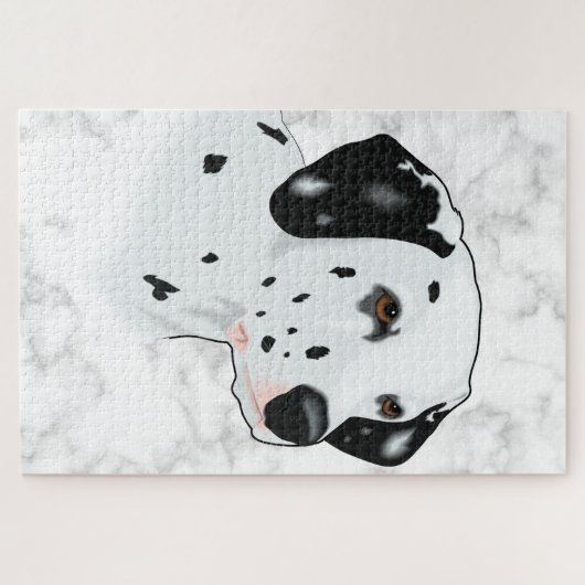 Puzzle Chien sur marbre (Horizontal)