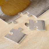 Puzzle Chien sur tapis avec canard en plastique (Côté)