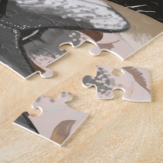 Puzzle Chien taureau anglais (Côté)