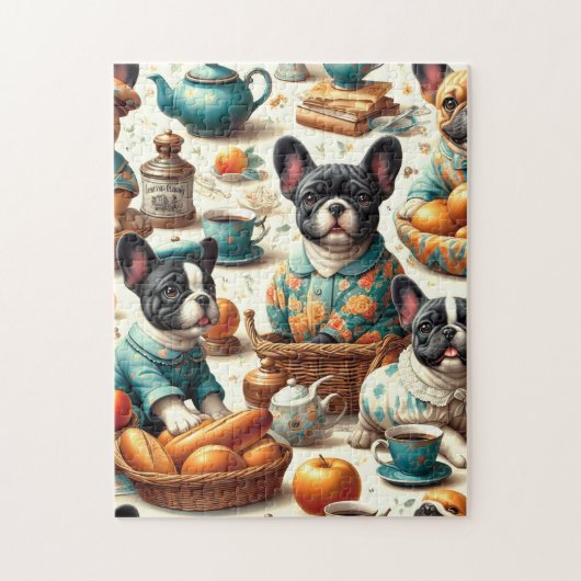 Puzzle Chien-taureau vintage (Vertical)