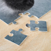 Puzzle Chien Terre-Neuve dans le casquette rouge du père (Côté)