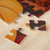 Puzzle Chien tibétain Mastiff automne récolte Thanksgivin (Côté)