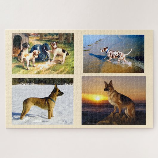 Puzzle Chiens adorables (Horizontal)