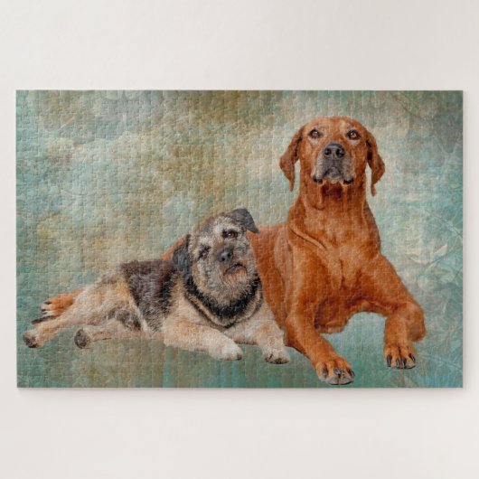 Puzzle Chiens Adorables Sur L'Art (Horizontal)