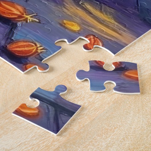 Puzzle Chiens Airedale Terrier Trick-or-Treating Hallowee (Côté)