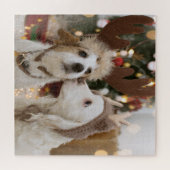 Puzzle Chiens Amoureux en Vacances (Horizontal)