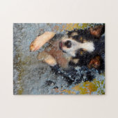 Puzzle Chiens Border Collie. (Horizontal)