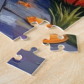 Puzzle Chiens Boxer demandant des friandises pour Hallowe (Côté)