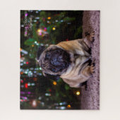 Puzzle Chiens Carlin. (Vertical)