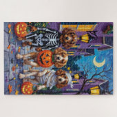 Puzzle Chiens Cocker Spaniel faisant Trick-or-Treating po (Horizontal)