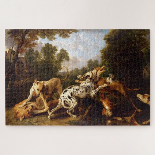 Puzzle Chiens combattant (par Frans Snyders) (Horizontal)