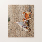 Puzzle chiens cool sur la plage (Vertical)