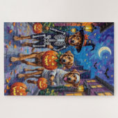 Puzzle Chiens de berger anatoliens Costumes d'Halloween (Horizontal)