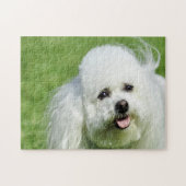 Puzzle Chiens De Bichon Frise. (Horizontal)