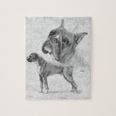 Puzzle Chiens de boxeur (Vertical)