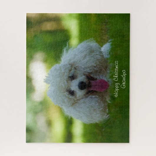 Puzzle Chiens de caniche. (Vertical)