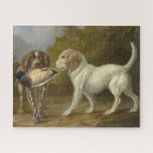 Puzzle Chiens de chasse (par Carlo Ademollo) (Horizontal)