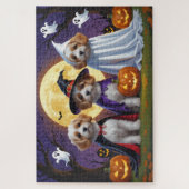 Puzzle Chiens de Coton De Tulear Citrouille Halloween Fun (Vertical)